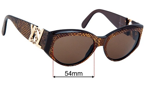 Yves Saint Laurent Y737 Replacement Lenses 54mm wide 