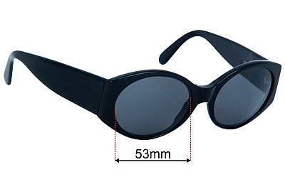 Yves Saint Laurent Y505 Verres de Remplacement 53mm wide 