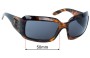 Sunglass Fix Verres de Remplacement pour Chanel 6022-Q - 60mm Wide 