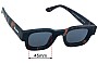 Sunglass Fix Ersatzgläser für D.Franklin Bermuda - 45mm Wide 