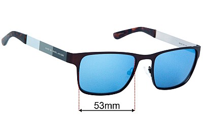 Marc by Marc Jacobs MMJ 595 Ersatzgläser 53mm wide 