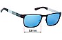 Sunglass Fix Replacement Lenses for Marc by Marc Jacobs MMJ 595 - 53mm Wide 