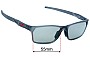 Sunglass Fix Replacement Lenses for Oakley Hex Jector OX8032 - 55mm Wide 