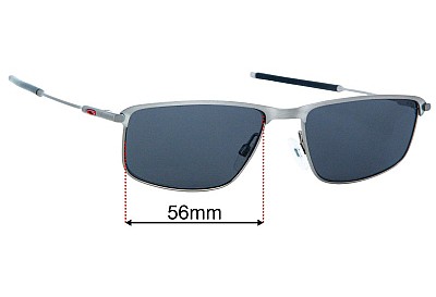 Oakley OX5019 Socket TI Verres de Remplacement 56mm wide 