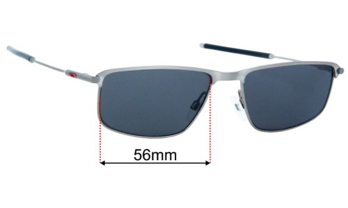 Oakley OX5019 Socket TI Verres de Remplacement 56mm wide 