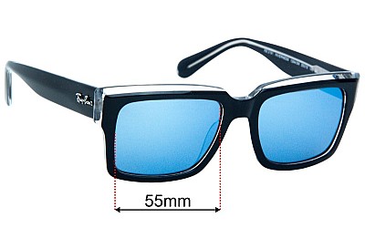 Ray-Ban RB2191 Inverness Replacement Lenses 55mm wide 