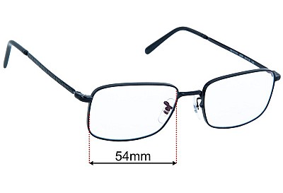 Ray-Ban RB3717V Replacement Lenses 54mm wide 