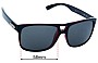 Sunglass Fix Verres de Remplacement pour Rip Curl The Pass VSI215 - 58mm Wide 