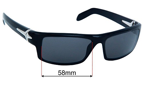 Sutro Eyewear Metallica HetfieldReplacement Lenses 58mm wide 