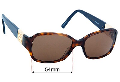 Oroton  Jacinta Verres de Remplacement 54mm wide 