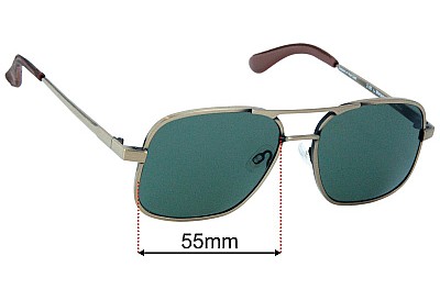 Caddis Metamodernist Scout Verres de Remplacement 55mm wide 