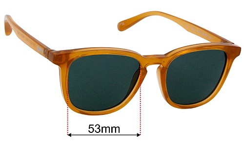 Local Supply Syd 2 Replacement Lenses 53mm wide 