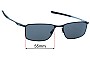 Sunglass Fix Replacement Lenses for Oakley OX3217 Socket 5.0 - 55mm Wide 