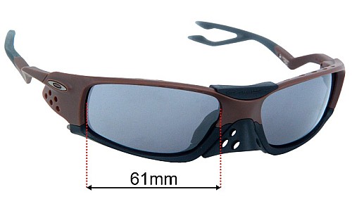 Oakley Plantaris SQ OO9529 Verres de Remplacement 61mm wide 