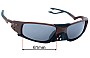 Sunglass Fix Verres de Remplacement pour Oakley Plantaris SQ OO9529 - 61mm Wide 