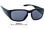 Sunglass Fix Verres de Remplacement pour Oakley Tourniquet OO9521 - 57mm Wide 