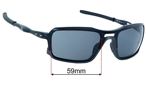 Oakley Triggerman OO9266 Replacement Lenses 59mm wide 