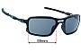 Sunglass Fix Replacement Lenses for Oakley Triggerman OO9266 - 59mm Wide 