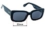 Sunglass Fix Ersatzgläser für Quay Yada Yada - 55mm Wide 