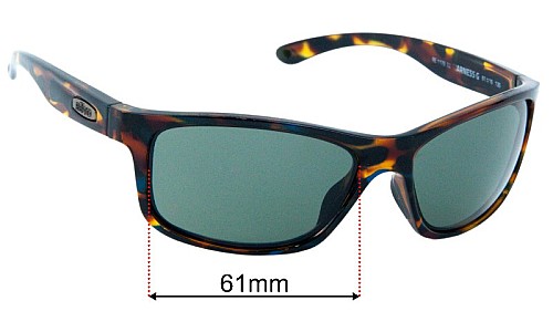Revo RE 1175 Harness G Replacement Lenses 61mm wide 