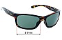 Sunglass Fix Verres de Remplacement pour Revo RE 1175 Harness G - 61mm Wide 