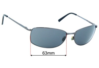 Bill Bass Adam Replacement Lenses 63mm wide 