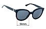 Sunglass Fix Replacement Lenses for Gucci GG1315S - 54mm Wide 