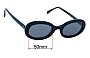 Sunglass Fix Replacement Lenses for Jimmy Fairly  Reformation - 51mm Wide 