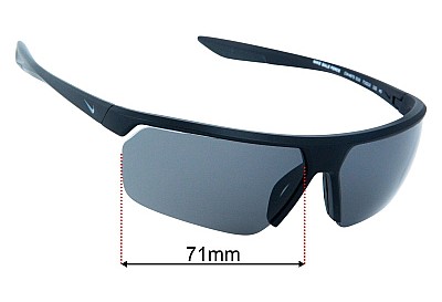 Nike Gale Force Replacement Lenses 71mm wide 