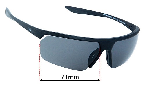 Nike Gale Force Ersatzgläser 71mm wide 