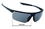 Sunglass Fix Ersatzgläser für Nike Gale Force - 71mm Wide 