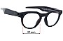 Sunglass Fix Verres de Remplacement pour Oakley Meta HSTN - 51mm Wide 