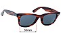 Sunglass Fix Replacement Lenses for Ray-Ban B&L Wayfarer - 50mm Wide 
