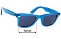 Sunglass Fix Ersatzgläser für Ray-Ban RB2140 Original Wayfarer (CHANGE) - 50mm Wide 