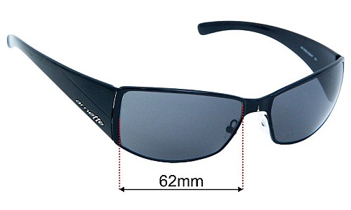 Arnette AN3059 Verres de Remplacement 62mm wide 