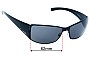 Sunglass Fix Verres de Remplacement pour Arnette AN3059 - 62mm Wide 