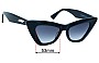 Sunglass Fix Lentes de Repuesto para Bottega Veneta BV 1101S - 53mm Wide 
