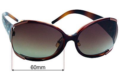Fendi FS 427AF Replacement Lenses 60mm wide 