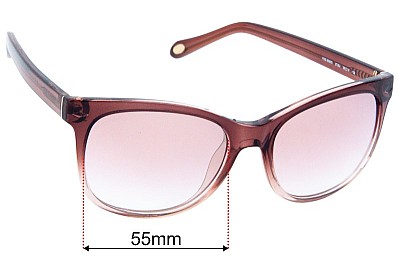Fossil FOS 3006S Lentes de Repuesto 55mm wide 