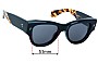 Sunglass Fix Lentes de Repuesto para Jacques Marie Mage Chelsea - 51mm Wide 