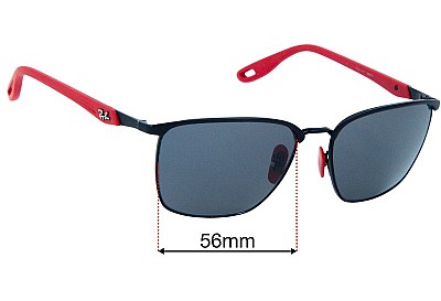 Ray-Ban RB3673-M Verres de Remplacement 56mm wide 