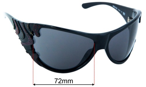 Missoni MI54102 Replacement Lenses 72mm wide 