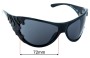 Sunglass Fix Replacement Lenses for Missoni MI54102 - 72mm Wide 