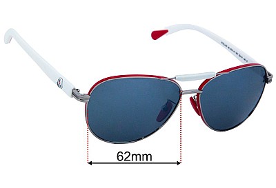 Moncler ML 0241-H Replacement Lenses 62mm wide 