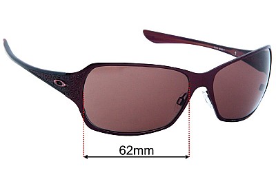 Oakley Behave OO4003 Verres de Remplacement 62mm wide 