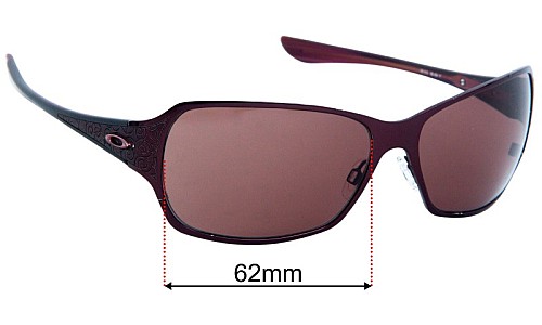 Oakley Behave OO4003 Verres de Remplacement 62mm wide 