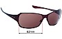 Sunglass Fix Verres de Remplacement pour Oakley Behave OO4003 - 62mm Wide 