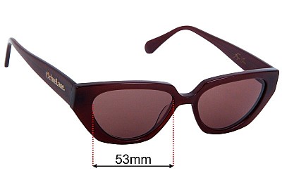 Ochre Lane Freya Cocoa Ersatzgläser 53mm wide 