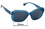 Sunglass Fix Verres de Remplacement pour Ralph Lauren RA 5321U - 56mm Wide 