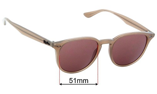 Ray-Ban RB4259 Replacement Lenses 51mm wide 